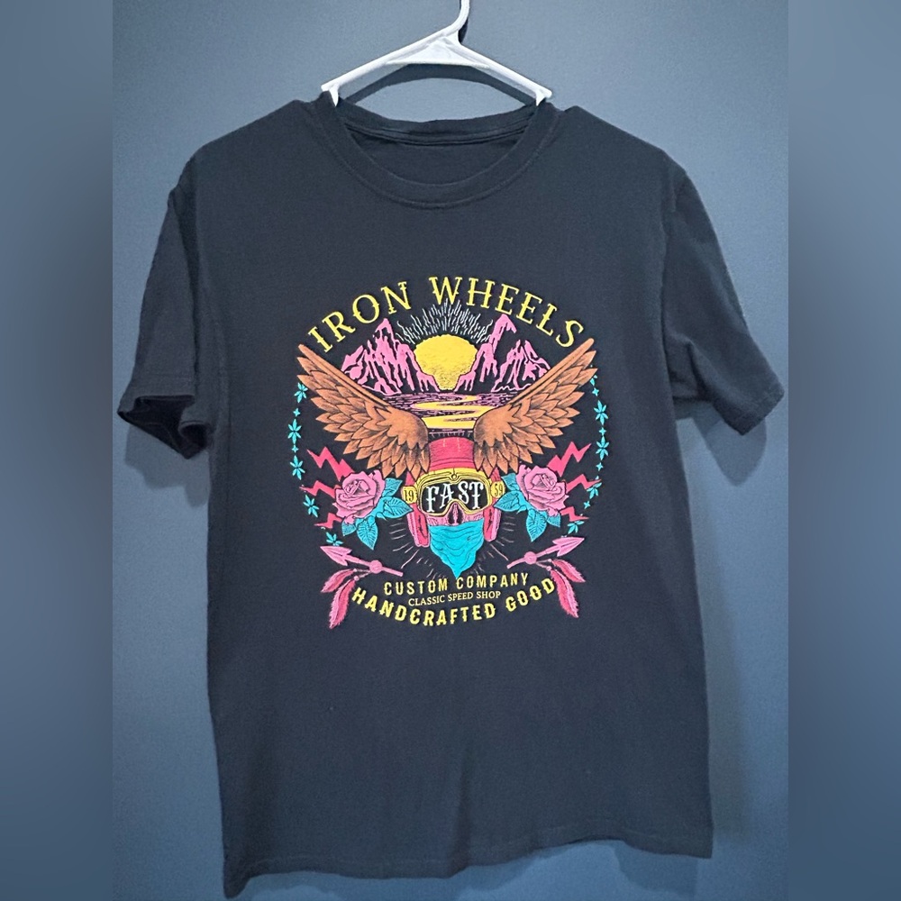 Iron Wheels Classic Speed Shop 1959 Fast T-Shirt - Black - S